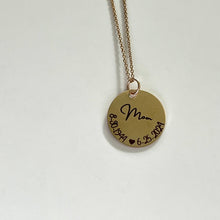 Load image into Gallery viewer, Custom Gold Circle