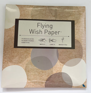 Flying wish paper