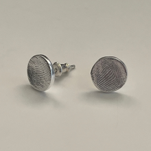 Load image into Gallery viewer, Lasting Impression Fingerprint Stud Earrings