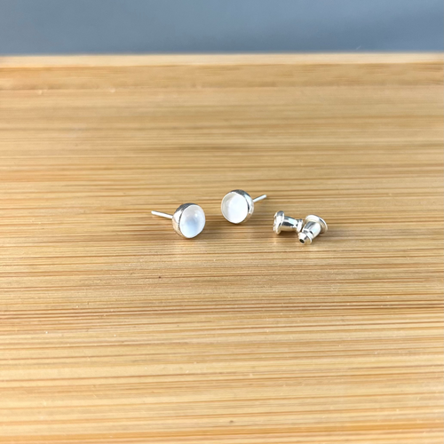 Moonstone Studs