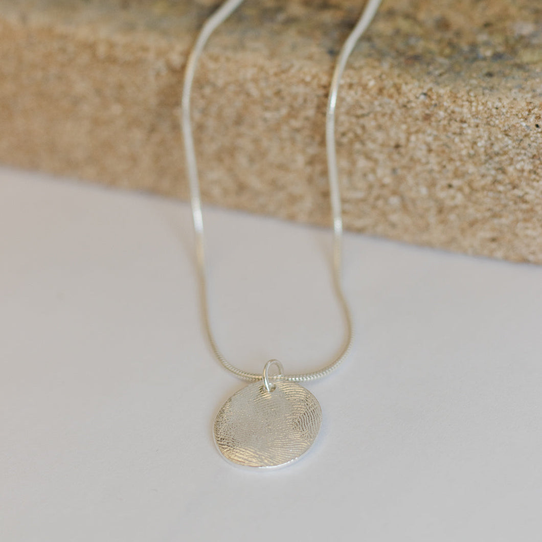 Lasting Impression Fingerprint Necklace