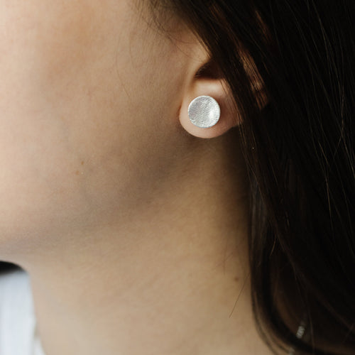 Lasting Impression Fingerprint Stud Earrings