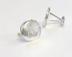 Personalized Fingerprint Cuff Links